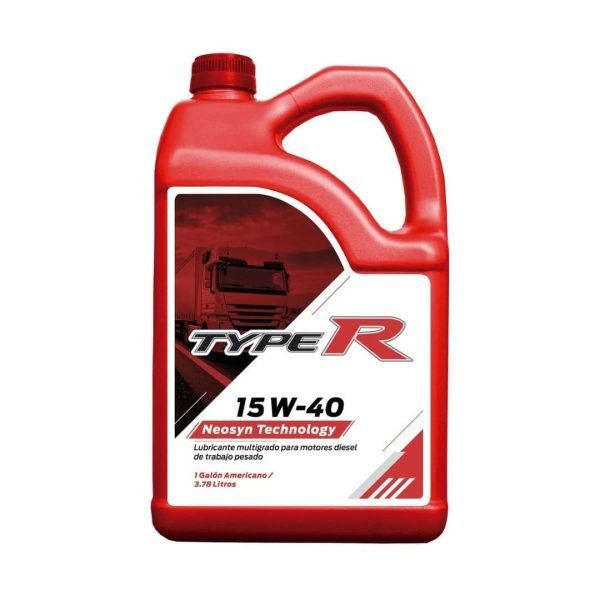 Lubricante 15w40 Diesel Typer Api Ci-4 en Galon Caja