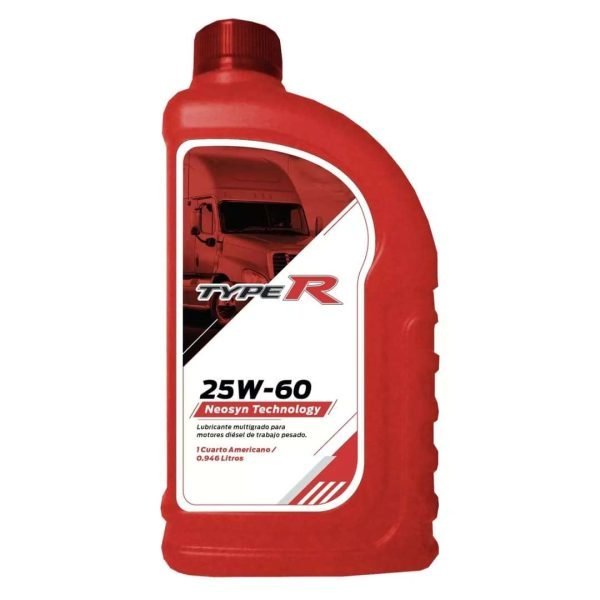 Lubricante 25w60 Diesel Typer Api Cf/sf en Cuarto Caja