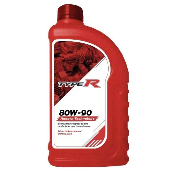 Lubricante 80w90 para Transmisiones Typer Api Gl-5 en Cuarto