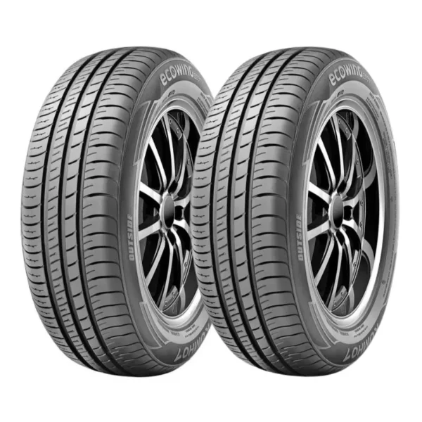 dos llantas 185/55r14 kumho ecowing kh27