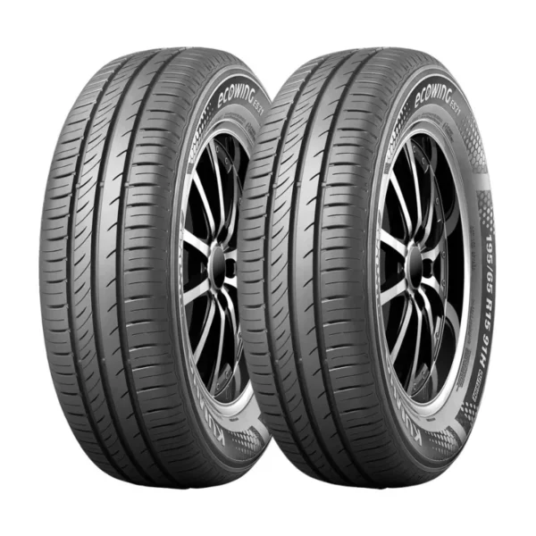 dos llantas 185/60r14 kumho ecowing para autos y sedan