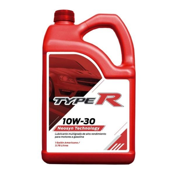 Lubricante 10w30 Gasolina Typer Api Sn en Galon Caja